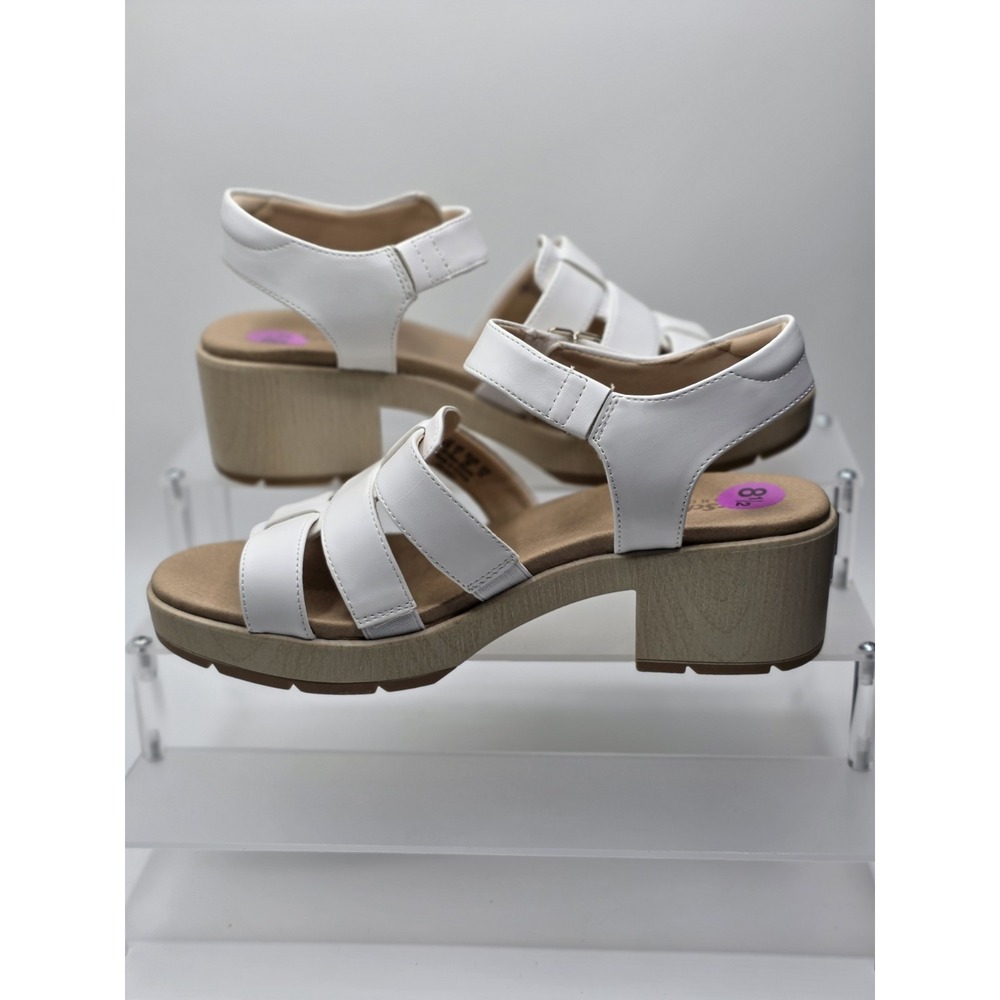 Dr. Scholl's Oh Kay Women's Sandal - White, Size 8.5 New